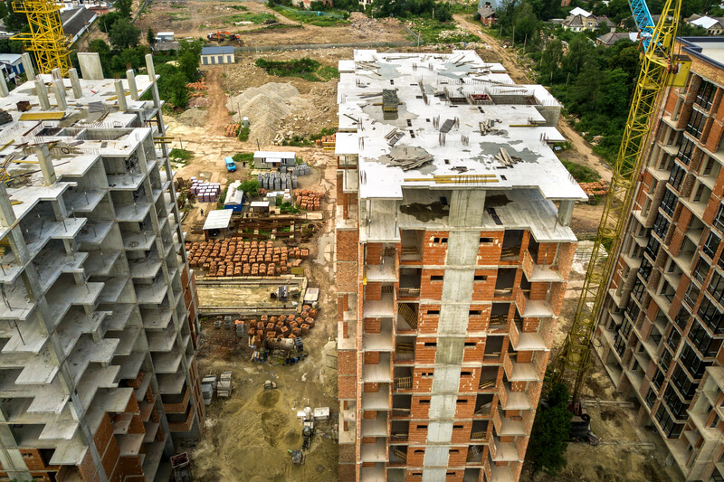 condomínio edilício construção